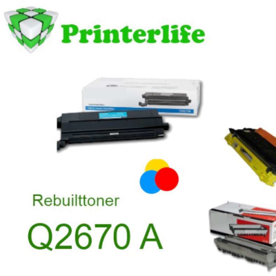 Toner kompatibel zu HP Q2670A   ca. 6000 Seiten  - für HP® Color LaserJet® 3500, 3550, 3700, black,  black