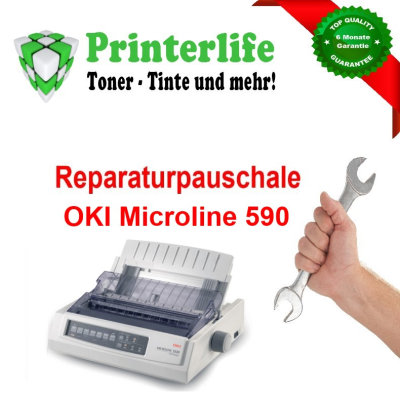 Servicepauschale Reparatur OKI Microline 590