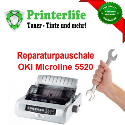 Servicepauschale Reparatur OKI Microline 5520