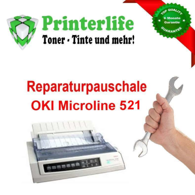 Servicepauschale Reparatur OKI Microline 521