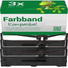 3x Farbband kompatibel zu Epson S015021 für Epson LQ-570/800/-850/-870