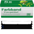 5x Farbband kompatibel zu OKI 43571802 für OKI...