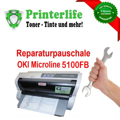 Servicepauschale Reparatur OKI Microline 5100FB