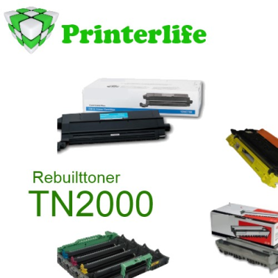 Toner kompatibel zu TN-2000 (TN-350) ca. 5000 Seiten - für Brother® HL-2030, 2040, 2070, MFC-7220, 7225, 7420, 7820, IntelliFax -2820, 2910, 2920, DCP-7020, Xerox® Docuprint 203A, 204A,  black