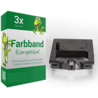 3x Farbband kompatibel zu OKI 09002309  für OKI ML...